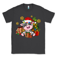 Smoke little cute christmas cow Classic Tee - AdoDesignShop