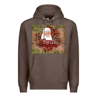 Coffee santa merry christmas y'all Premium Hoodie - AdoDesignShop