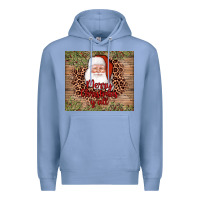 Colony Blue santa merry christmas y'all Premium Hoodie - AdoDesignShop