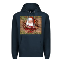 Navy santa merry christmas y'all Premium Hoodie - AdoDesignShop