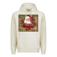 Oatmeal Heather santa merry christmas y'all Premium Hoodie - AdoDesignShop