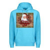 Ocean Blue santa merry christmas y'all Premium Hoodie - AdoDesignShop