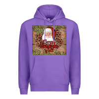 Purple santa merry christmas y'all Premium Hoodie - AdoDesignShop