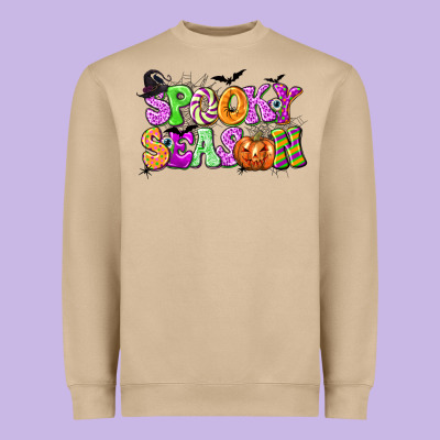 Spooky Season Heavyweight Sweatshirt Designed By Texasbilliewilder
