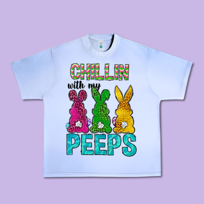 Chillin With My Peeps Ester Day Urban Heavy Tee Designed By Neo Western