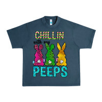 Midnight Navy Chillin with my peeps Ester Day Urban Heavy Tee - Neo Western