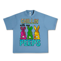 Pebble Blue Chillin with my peeps Ester Day Urban Heavy Tee - Neo Western
