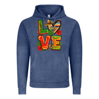 Vintage Denim love mexico Vintage Hoodie - Zillion Design Studio