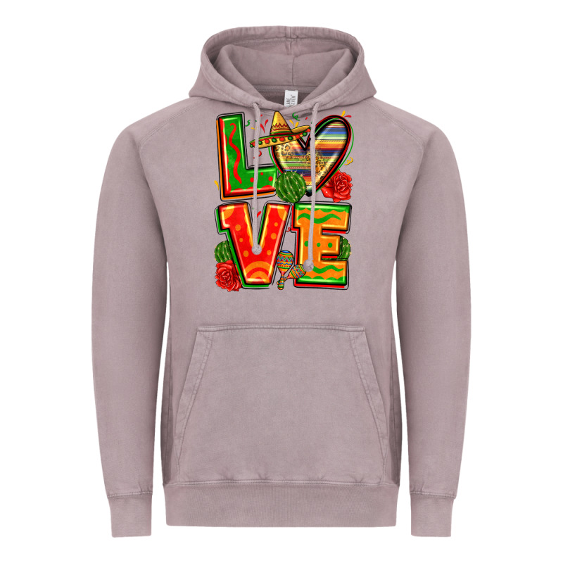 Love Mexico Vintage Hoodie by Zillion Design Studio | Teevron