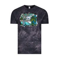 Cloud Black summer vibes Vintage Tee - SublimationCraftShop