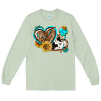 Matcha western leopard pride  hearts Long Sleeve Tee - AdoDesignShop