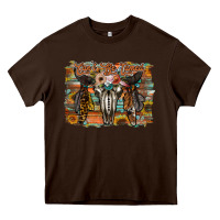 Chocolate Brown cant be tamed Heavy Core Tee - RacoonDesign