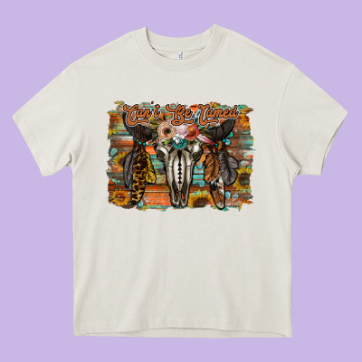 Cant Be Tamed Heavy Core Tee Designed By Racoondesign