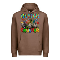 Chestnut autism crusher Premium Hoodie - LillyAllenDesigns