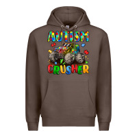 Coffee autism crusher Premium Hoodie - LillyAllenDesigns