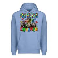 Colony Blue autism crusher Premium Hoodie - LillyAllenDesigns
