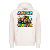 Pale Pink autism crusher Premium Hoodie - LillyAllenDesigns