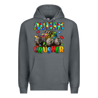 Rock autism crusher Premium Hoodie - LillyAllenDesigns
