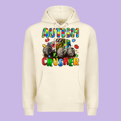 Autism Crusher Premium Hoodie Designed By Lillyallendesigns