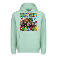 Seafoam autism crusher Premium Hoodie - LillyAllenDesigns