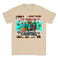 Mushroom i’d rather be camping Classic Tee - JahusDesignShop