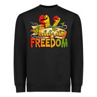 Black celebrate freedom Heavyweight Sweatshirt - Zillion Design Studio