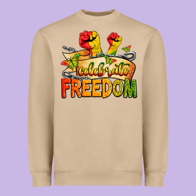 Celebrate Freedom Heavyweight Sweatshirt Designed By Zillion Design Studio