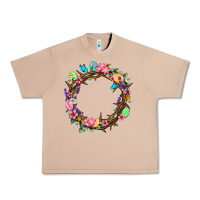 Burro Crown of thorns Easter Day Urban Heavy Tee - Neo Western