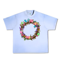 Grape Ice Crown of thorns Easter Day Urban Heavy Tee - Neo Western