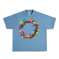 Pebble Blue Crown of thorns Easter Day Urban Heavy Tee - Neo Western