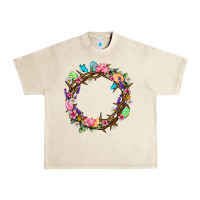 Sandshell Crown of thorns Easter Day Urban Heavy Tee - Neo Western