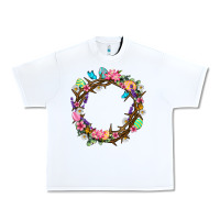 White Crown of thorns Easter Day Urban Heavy Tee - Neo Western