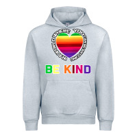 Heather Grey In A World Where You Can Be Anything Be Kind Shirt Urban Hoodie - Bettercallsaul