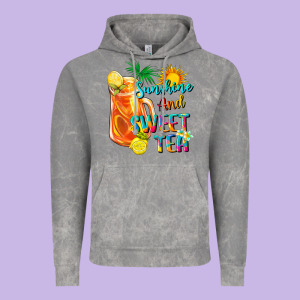 Sunshine And Sweet Tea Vintage Hoodie Designed By Texasbilliewilder