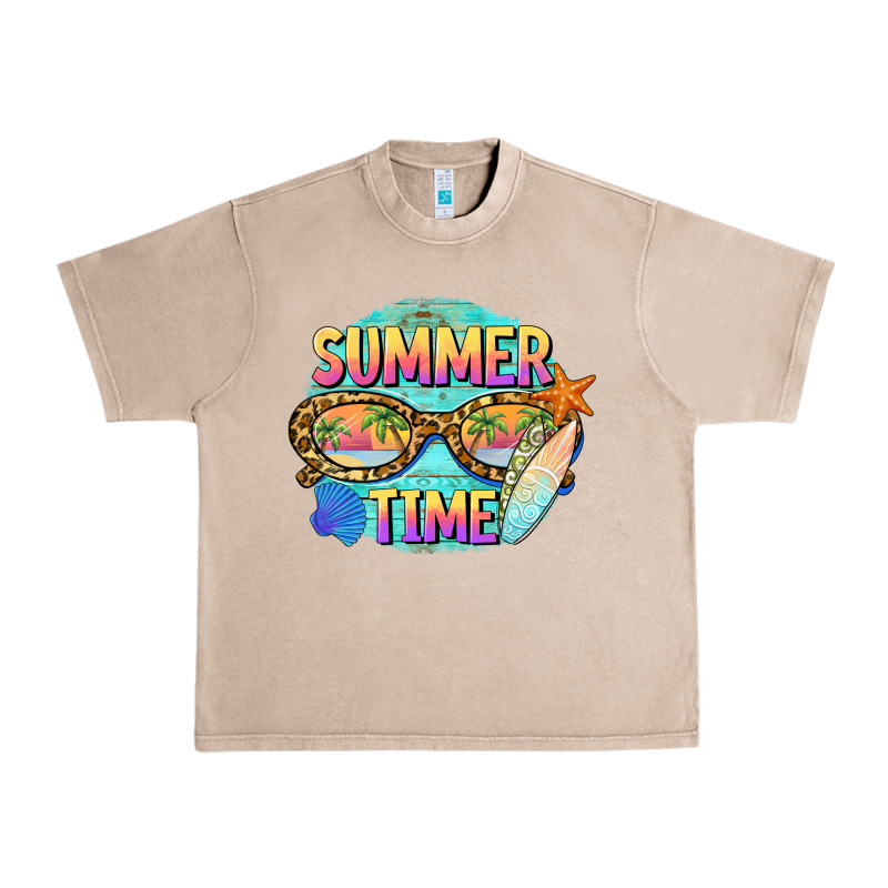 Summer Time Sunset Glasses Urban Heavy Tee by BarkalooDesign | Teevron