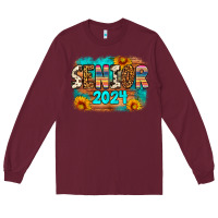 Burgundy senior 2024 Long Sleeve Tee - Artiststas