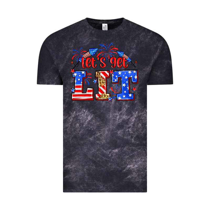 Let's Get Lit 4th Of July Vintage Tee by Neo Western | Teevron