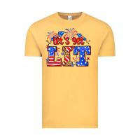 Vintage Mustard Let's get lit 4th of July Vintage Tee - Neo Western