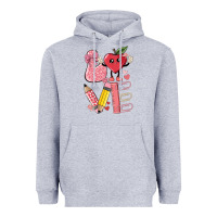 Heather Grey love teacher Heavyweight Hoodie - MaliasSmallBusiness