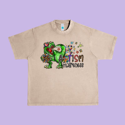 Autism Awareness Urban Heavy Tee Designed By Sublimationcraftshop