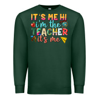Sports Green its me hi im the teacher its me nca Premium Sweatshirt - NancyCooperArtShop