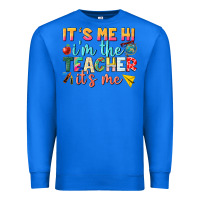 True Royal its me hi im the teacher its me nca Premium Sweatshirt - NancyCooperArtShop