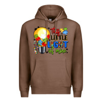 Chestnut this little light of mine Premium Hoodie - LillyAllenDesigns