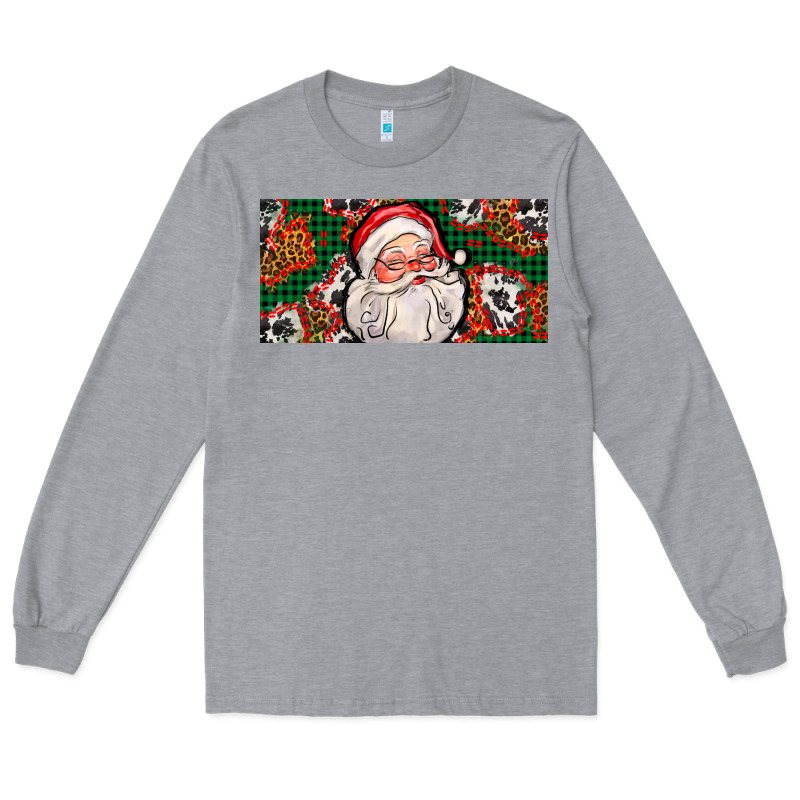 Christmas With Santa Long Sleeve Tee by AdoDesignShop | Teevron
