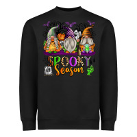 Black Spooky Season Gnomes Heavyweight Sweatshirt - texasbilliewilder