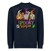 Navy Spooky Season Gnomes Heavyweight Sweatshirt - texasbilliewilder
