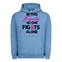 Pigment Pebble Blue In This Family No One Fights Alone Urban Hoodie - Bettercallsaul
