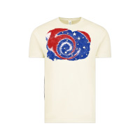 Vintage Arctic Patriotic tie dye background 4th of july Vintage Tee - CowGirlArtShop