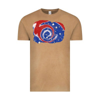 Vintage Camel Patriotic tie dye background 4th of july Vintage Tee - CowGirlArtShop
