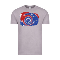 Vintage Zinc Patriotic tie dye background 4th of july Vintage Tee - CowGirlArtShop